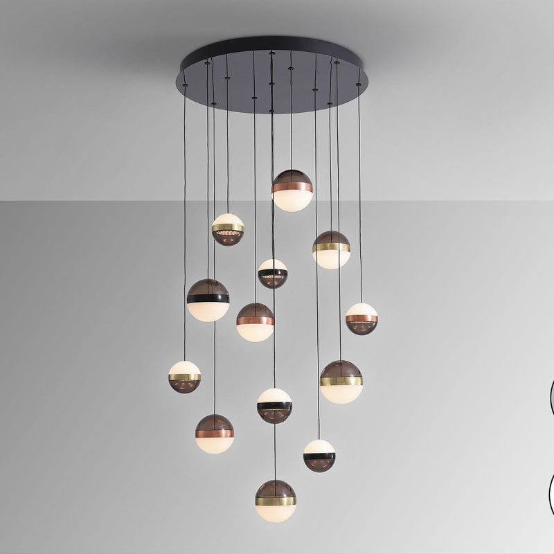 Schuller Orbes 13L pendant lamp D 80cm