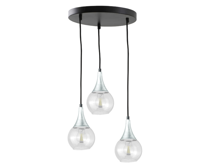 Keter Lighting Lacrima 3L pendants E27 H 120.0cm