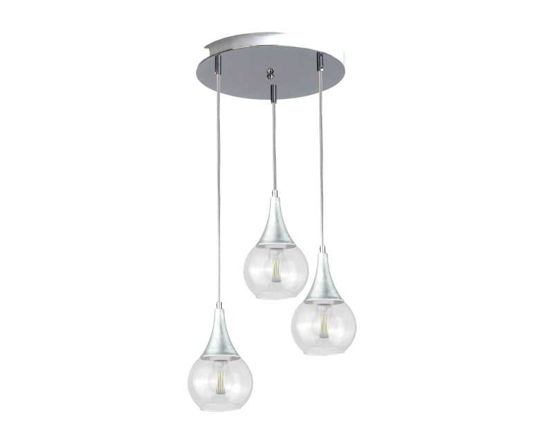 Keter Lighting Lacrima 3L pendants E27 H 120.0cm