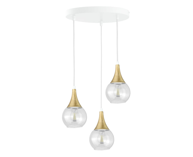 Keter Lighting Lacrima 3L pendants E27 H 120.0cm