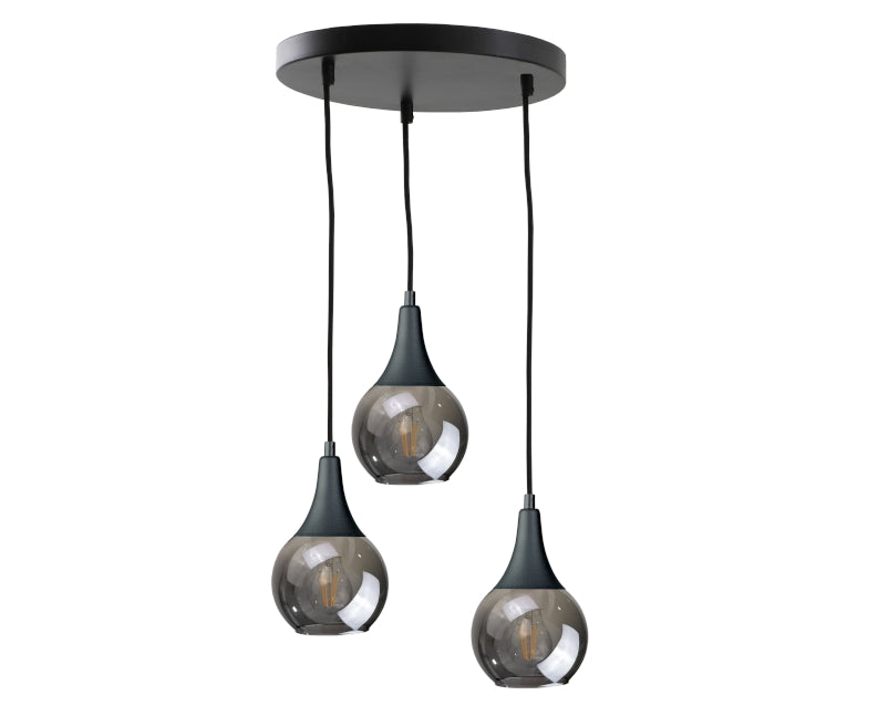 Keter Lighting Lacrima 3L pendants E27 H 120.0cm