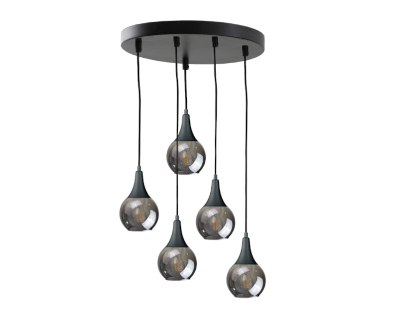 Keter Lighting Lacrima 5L pendants E27 H 120.0cm