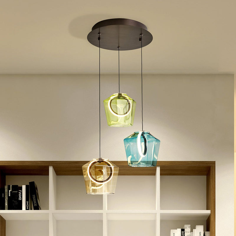 Schuller Ingrid 3L pendant lamp D 35cm