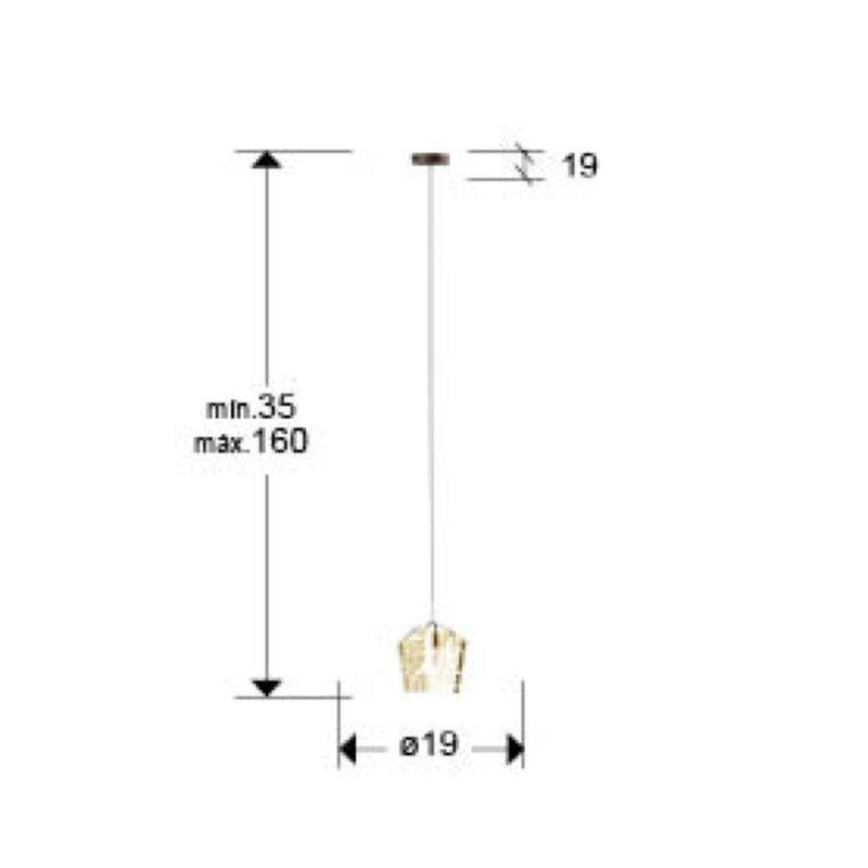 Schuller Ingrid 1L pendant lamp D 19cm