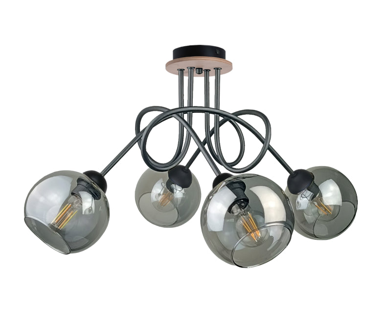 Keter Lighting Ring 4L ceiling lamps E27 H 32.0cm