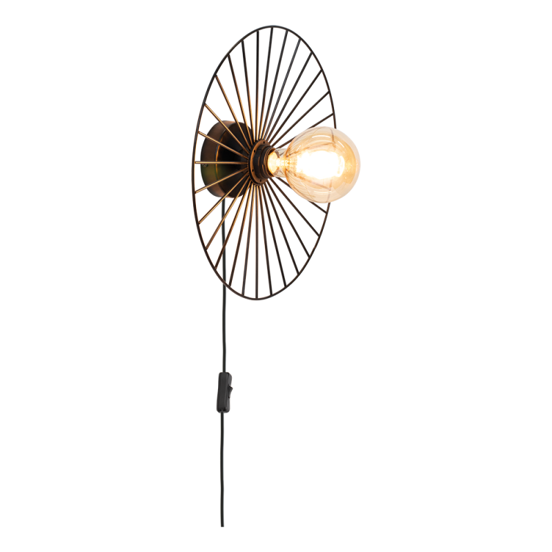 Britop Lighting Antonella 1L aplique de pared E27, D 35cm