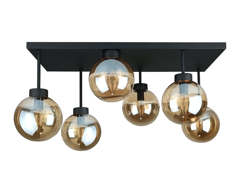 Keter Lighting Dea 6L ceiling lamp E14 H 35.0cm