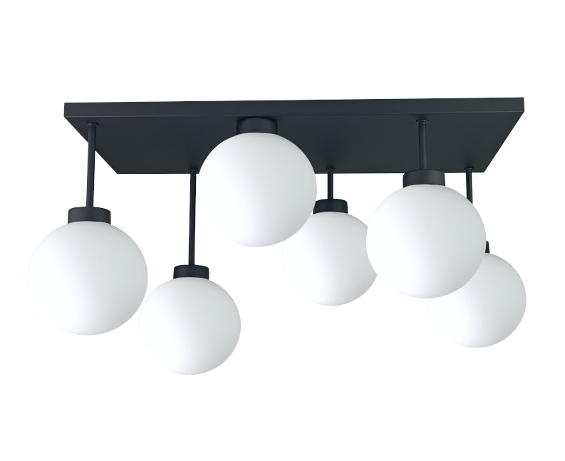 Keter Lighting Dea 6L ceiling lamp E14 H 35.0cm