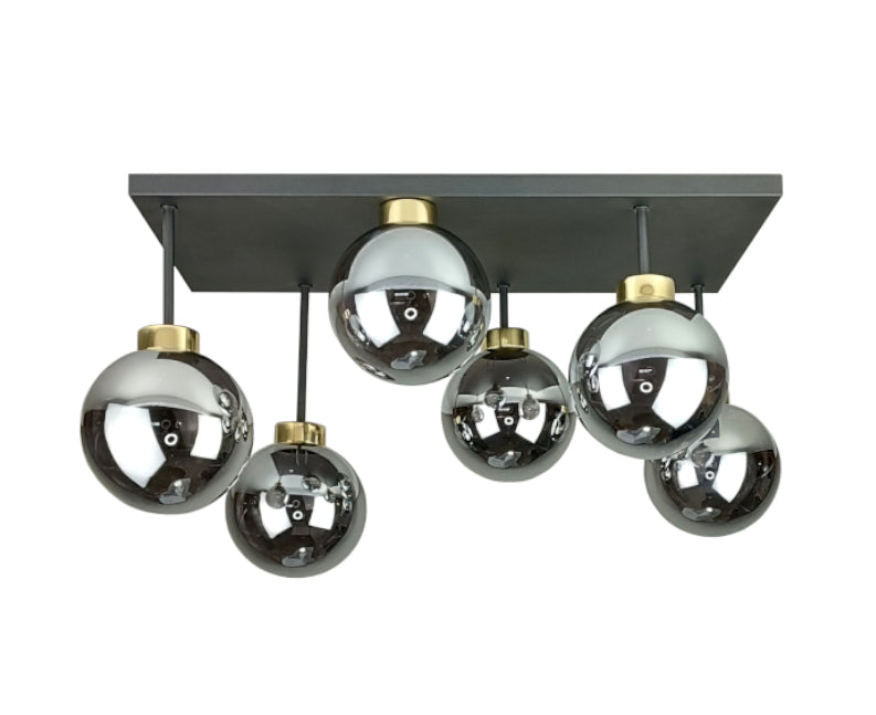 Keter Lighting Dea 6L ceiling lamp E14 H 35.0cm