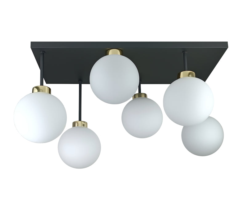 Keter Lighting Dea 6L ceiling lamp E14 H 35.0cm