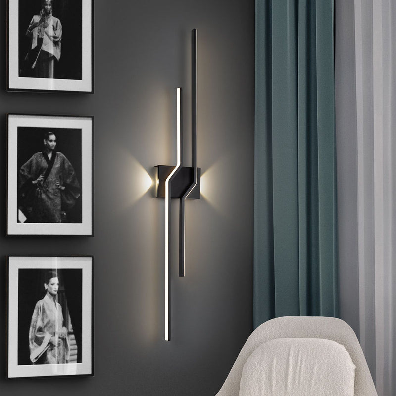 Schuller ZigZag 4L washer sconce wall lamp H 100cm