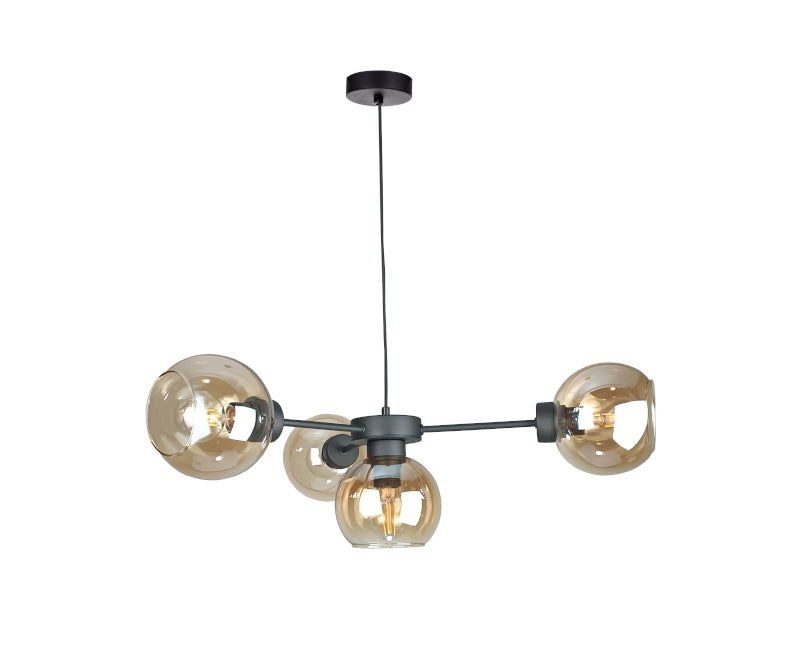 Keter Lighting Kaliope 4L chandeliers E27 H 120.0cm