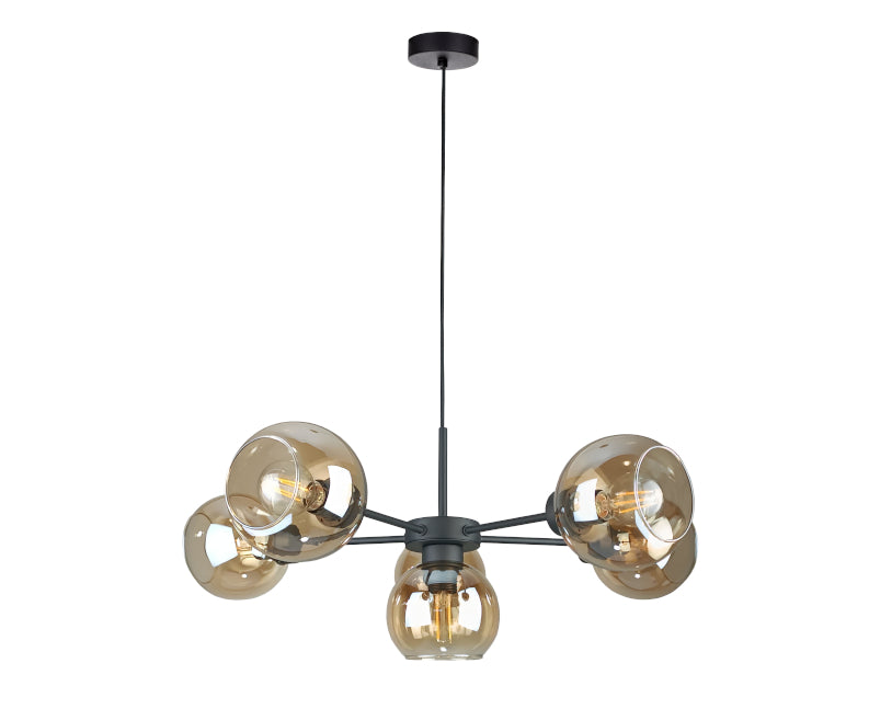 Keter Lighting Kaliope 6L chandeliers E27 H 120.0cm