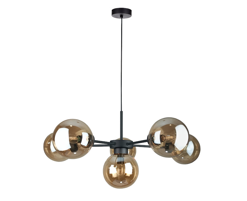 Keter Lighting Kaliope 6L chandeliers E14 H 120.0cm