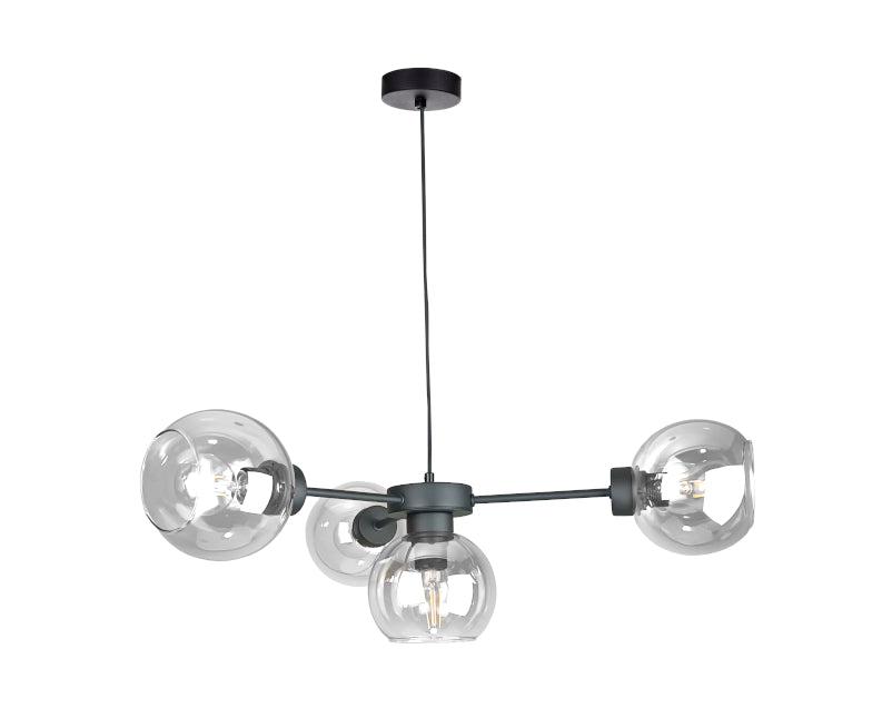 Keter Lighting Kaliope 4L chandeliers E27 H 120.0cm