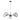 Keter Lighting Kaliope 6L chandelier E27 H 120.0cm