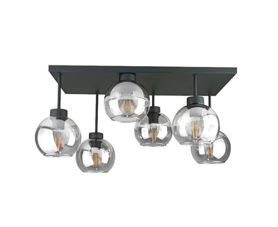 Keter Lighting Nessa 6L ceiling lamps E27 H 35.0cm