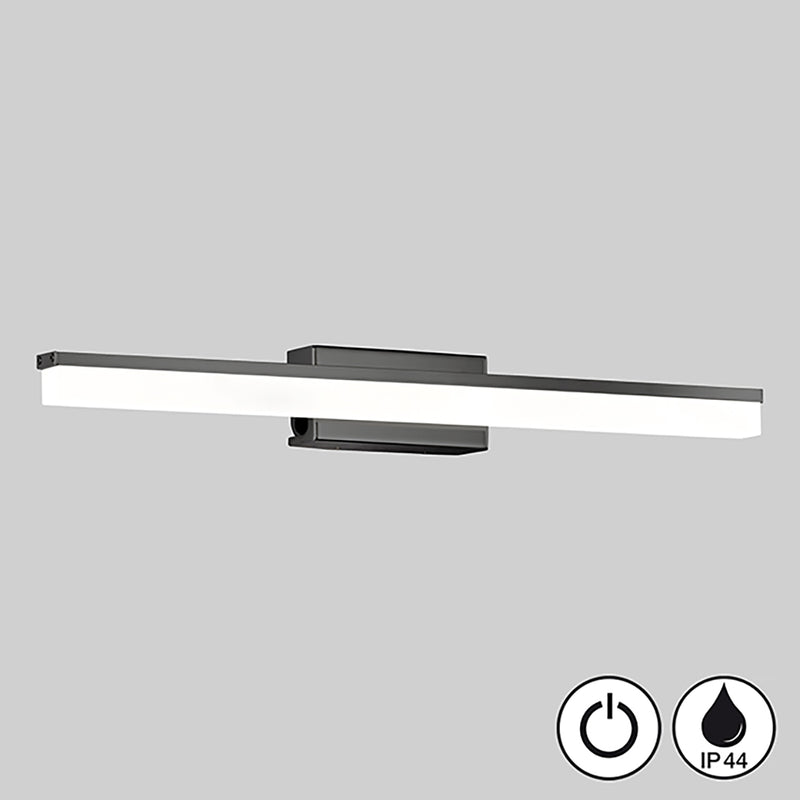 Fischer & Honsel Bassa Lámpara de pared con cuadro 1L An. 30-60 cm, cromo LED