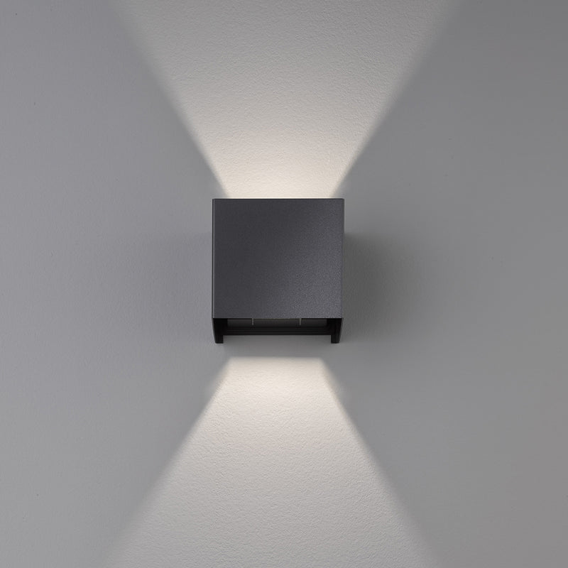 Fischer & Honsel Wall 2L outdoor wall light H 11cm LED