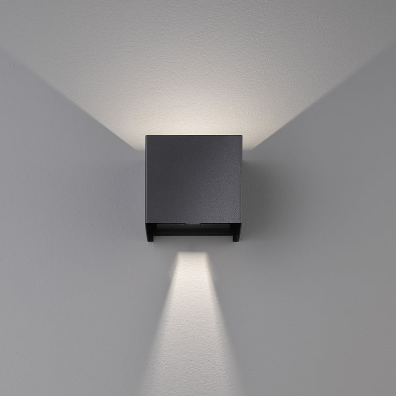 Fischer & Honsel Wall 2L outdoor wall light H 11cm LED