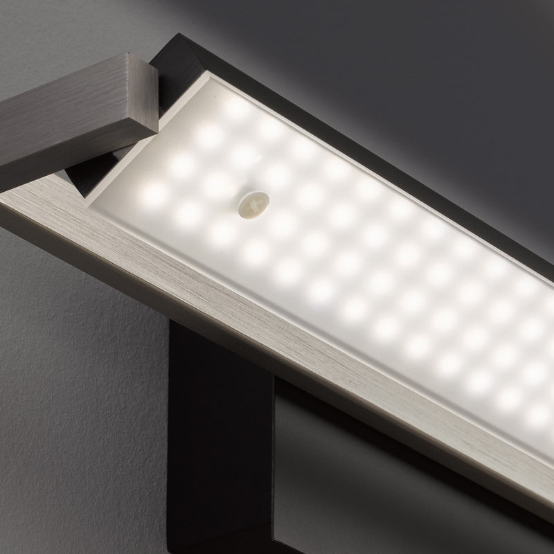 Fischer & Honsel Pare TW 1L lampada da parete per quadri L 40-60 cm LED nero