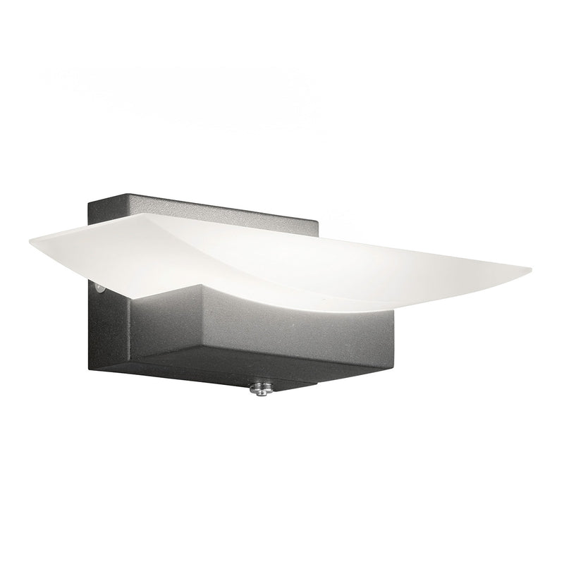 Lampada da parete Fischer & Honsel Bowl TW 1L L 20 cm, LED nichel