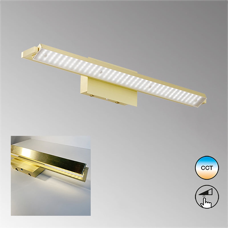 Lampada da parete per quadri Fischer & Honsel Pare TW 1L L 60 cm, LED in ottone