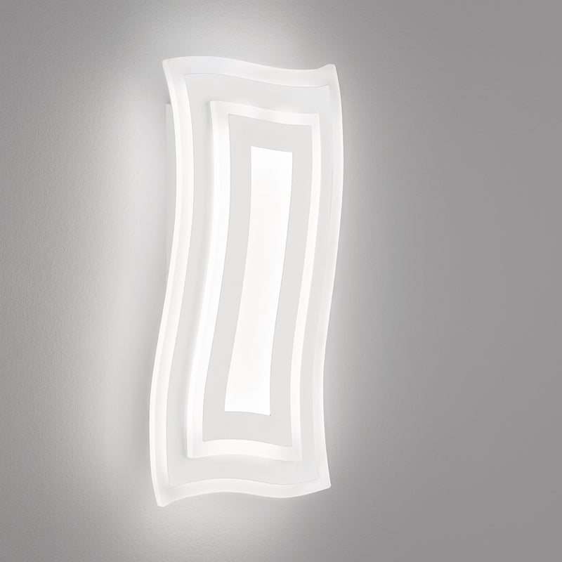 Fischer & Honsel Gorden 1L washer sconce wall lamp, white LED