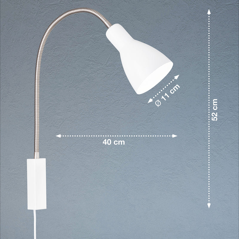 Fischer & Honsel Lolland 1L accent wall lamp E27