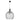 Mexlite Aureole 1L pendant lamp metal black E27, D 42cm