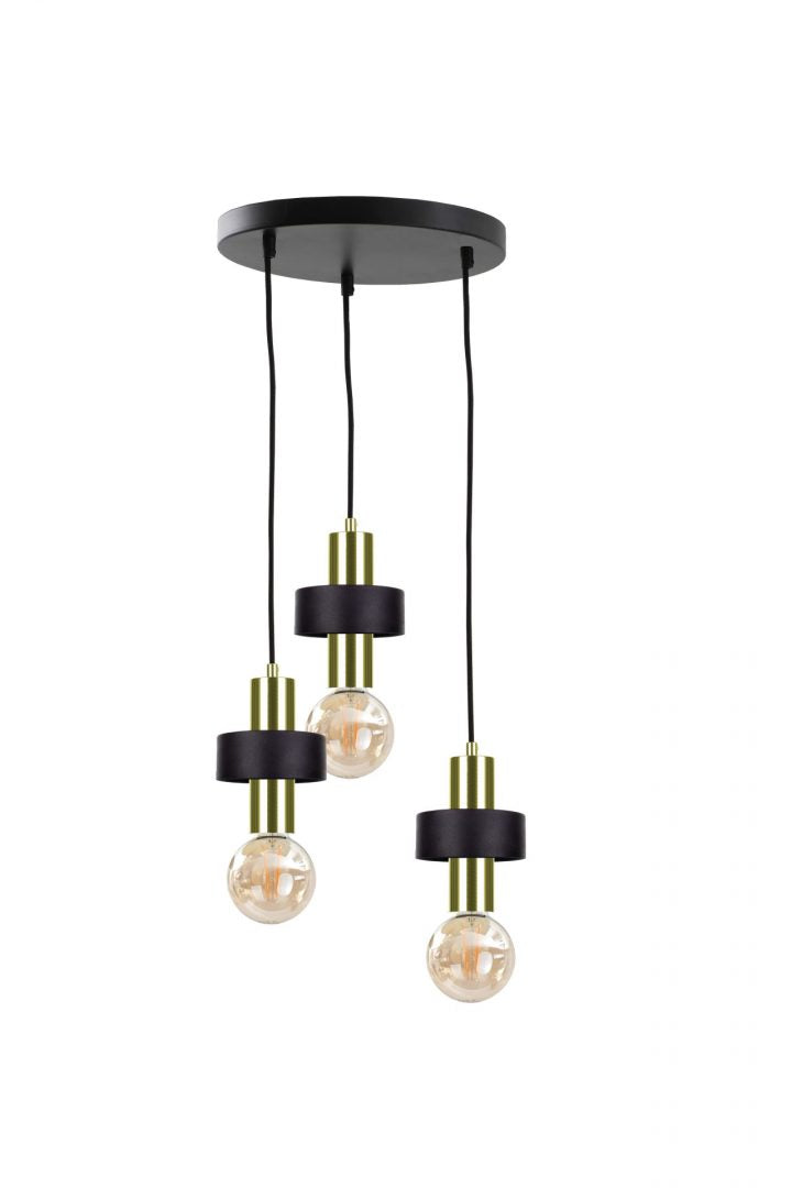 Keter Lighting Unica 3L pendant lamp E27 H 120.0cm