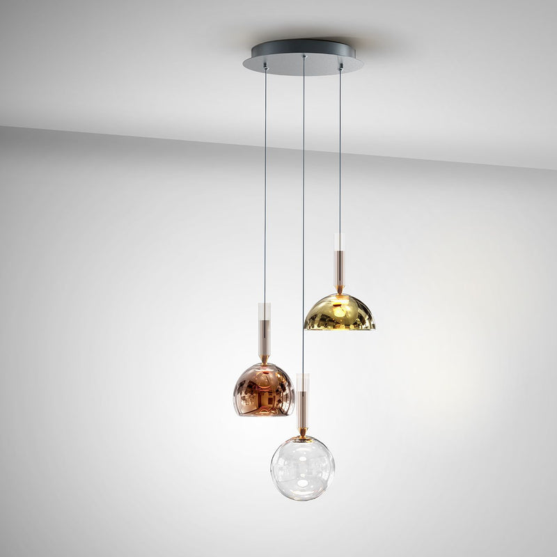 Schuller Charlize 3L pendant lamp D 45cm