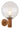Outdoor wall lamp Globo Lighting Ossy aluminium light wood E27
