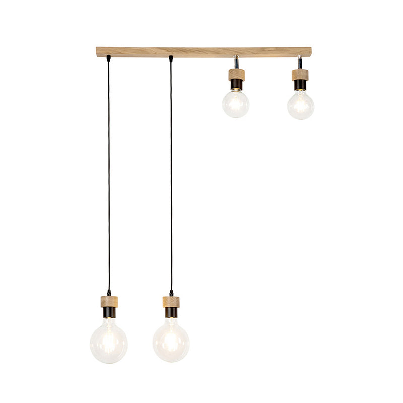 Britop Lighting Clarte 4L lineare Hänge-Deckenleuchte E27, B 75 cm