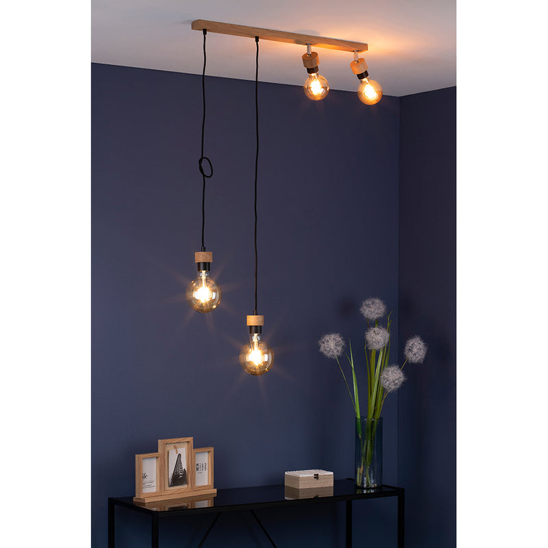 Britop Lighting Clarte 4L lineare Hänge-Deckenleuchte E27, B 75 cm