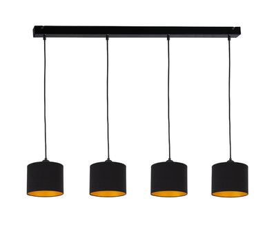 Keter Lighting Flow 4L linear suspension pendant lamp E27 H 120.0cm