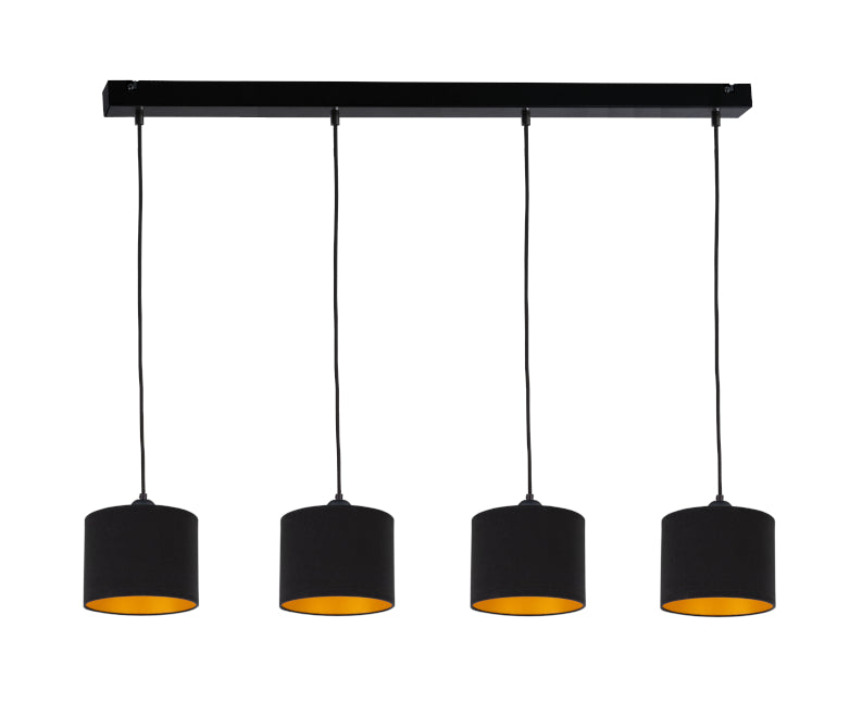 Keter Lighting Flow 4L linear suspension pendant lamp E27 H 120.0cm
