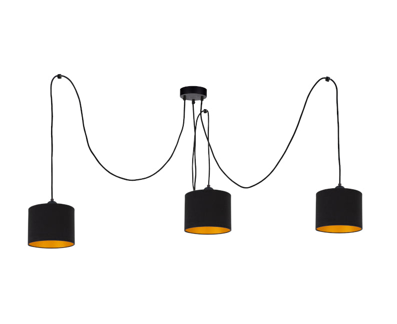 Keter Lighting Flow 3L pendant lamp E27 H 180.0cm
