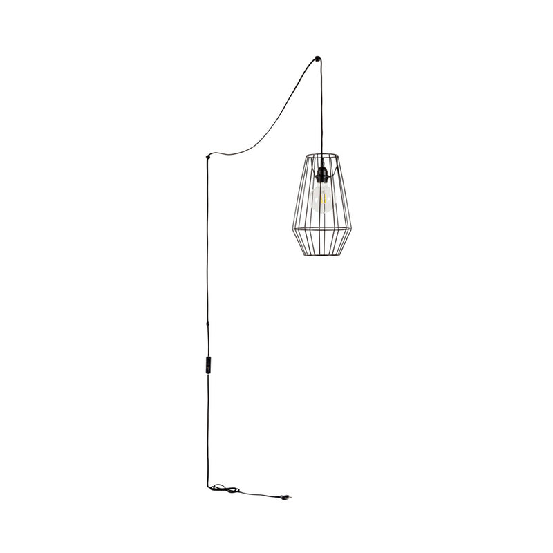 Endorfina Pendant Lamp 1xE27 Max.60W Black/Black