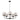 Chandelier CHICAGO metal black E27 5 lamps