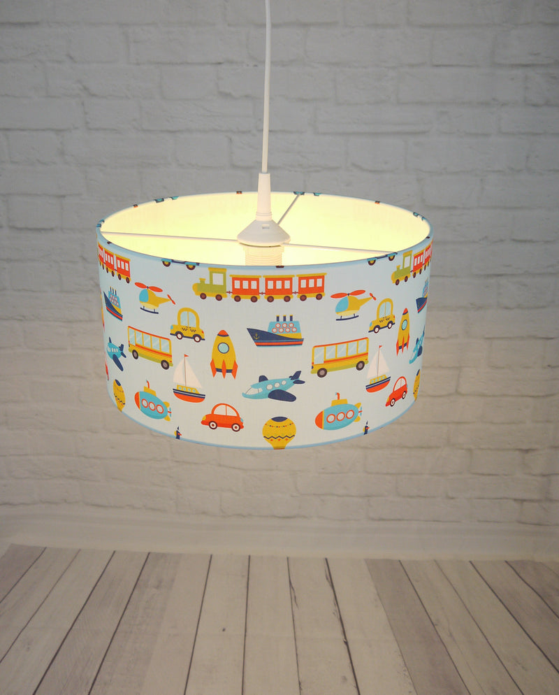 Fabric pendant lamp vehicles