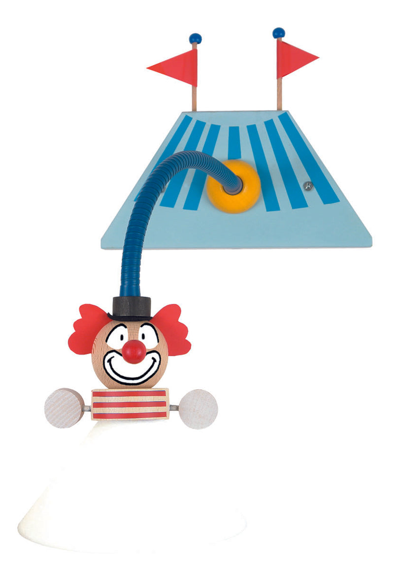 Wandleeslamp Clown