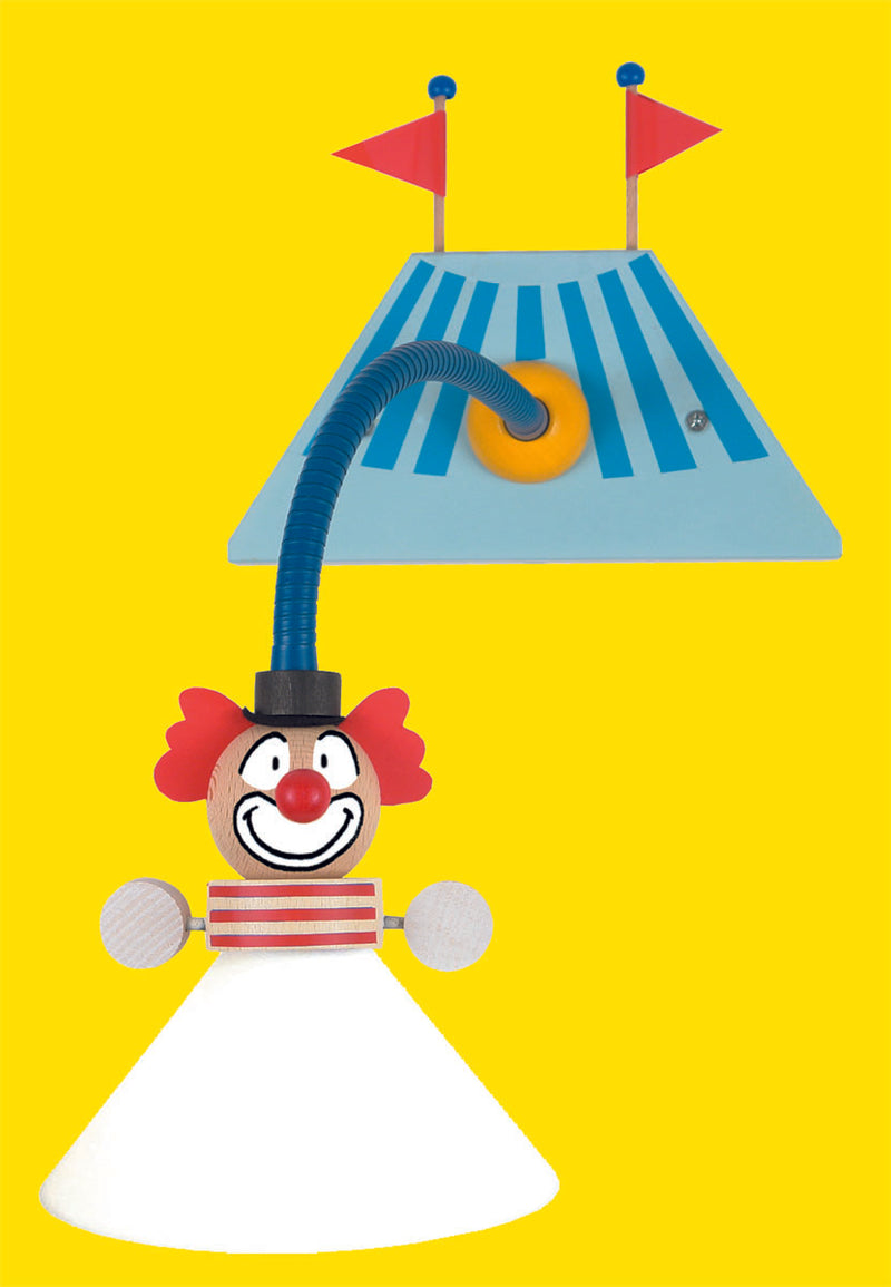 Wandleeslamp Clown