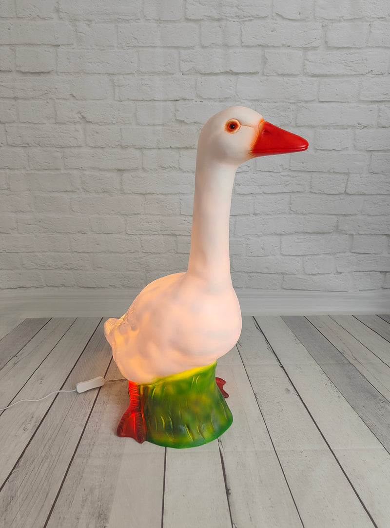 Decoratie lichte gans Gertrud