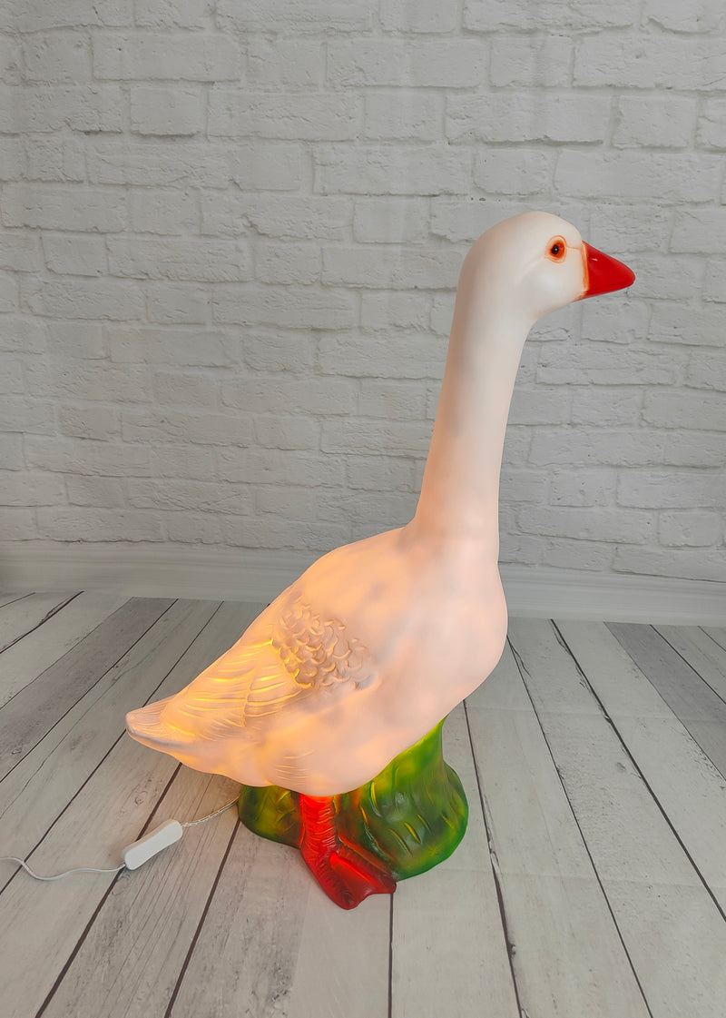 Decoratie lichte gans Gertrud