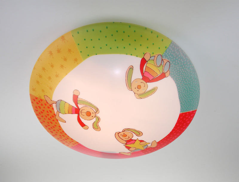 Rainbow Rabbit ceiling shell