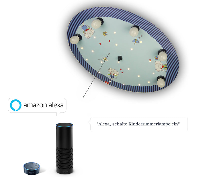 Deckenleuchte Lolo Lombardo „Amazon Alexa kompatibel“