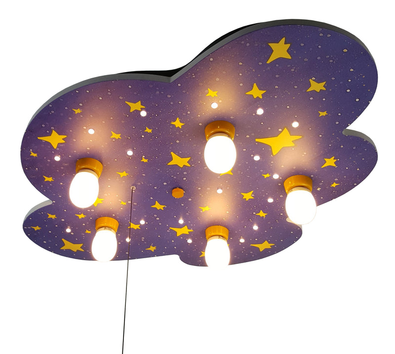 Ceiling lamp night sky