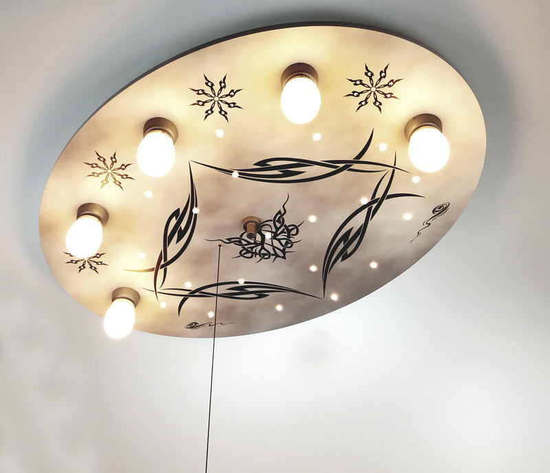 Lampada da soffitto gotica