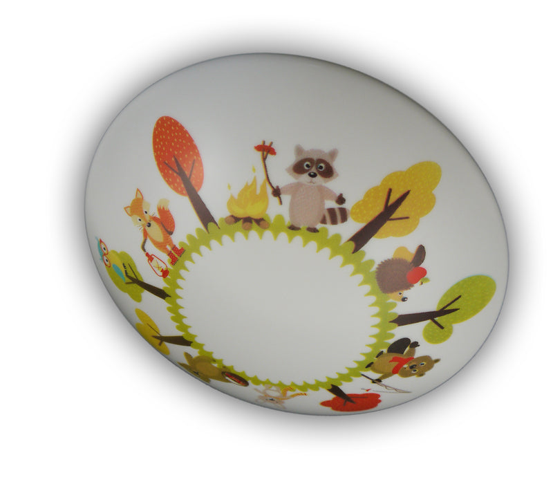 Ceiling bowl funny forest animals